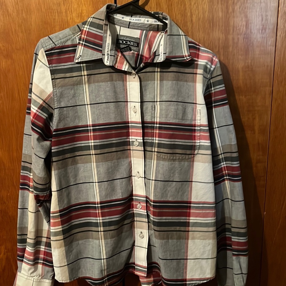 VINTAGE ROCKIES BUTTON DOWN